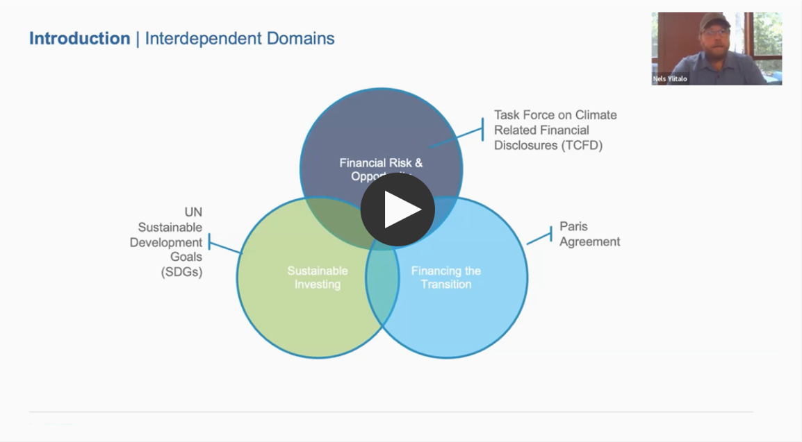 Watch: FactSet Regulatory Solutions Director Nels Ylitalo on Advancing Standards for Climate Risk